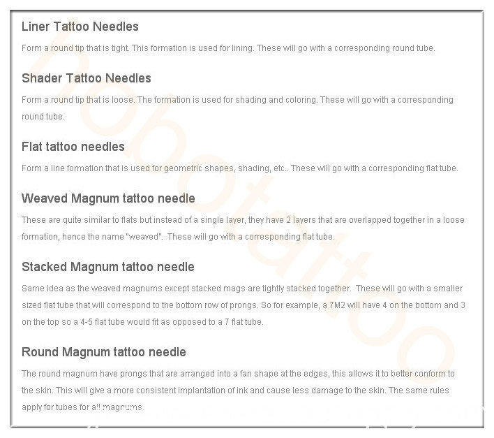 Professional Sterilized Disposable Tattoo Needle Supply with CE Certificate